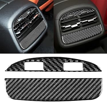 Carbon Fiber Rear Air Vent Trim For Maserati for ghibli 2014-2015