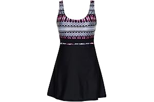 Women's Plus Size Swim Dress Skirted Bathing Suit