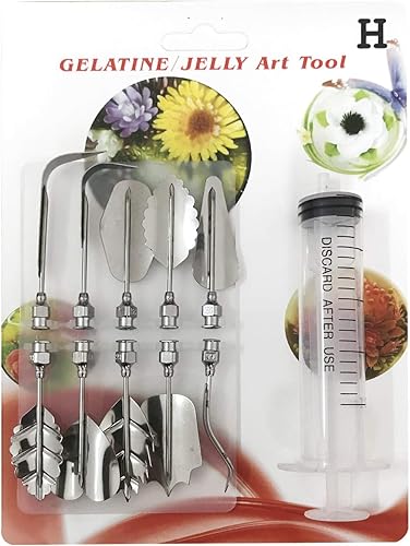 Vista 17 de Woohome Herramientas de pastel de arte, herramientas de gelatina 3D, incluye 60 herramientas de gelatina y boquillas de pastelería para decoración