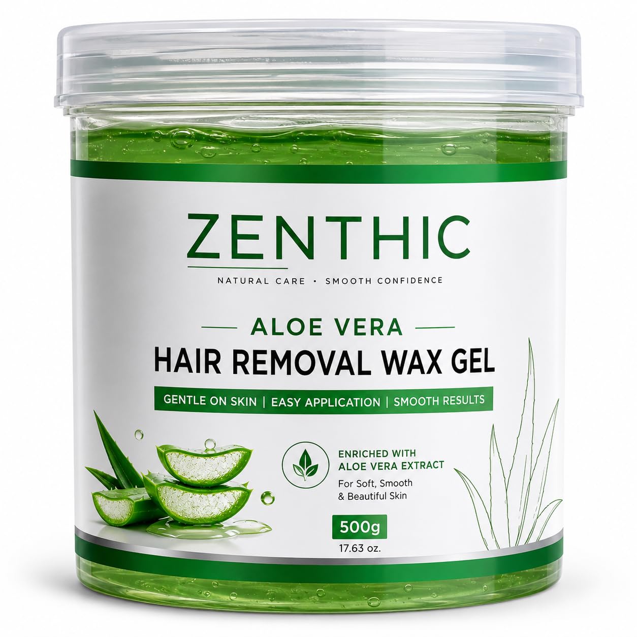 Aloe Vera Hair Removal Wax Gel | Gentle Waxing Gel for Women & Men | Smooth & Soft Skin | Suitable for All Skin Types-image-20