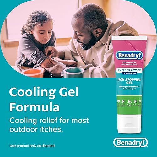Miniatura 15 de Benadryl Gel antistamínico extra fuerte, antidolor, 3.5 onzas líquidas botella en onzas, 312547171571 1/9, 1, 1