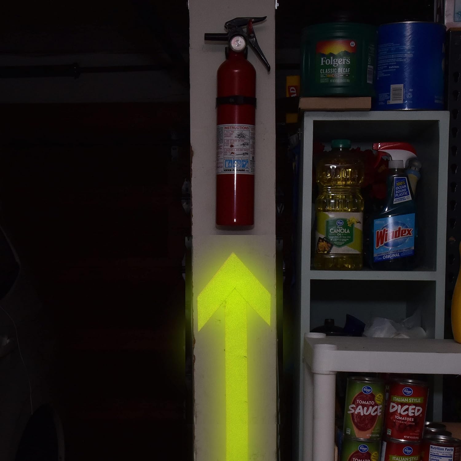 Gaffer Power Anti Slip Tape | Glow in The Dark | Non-Slip Safety Friction Tape | Waterproof Outdoor | Home, Commercial & Industrial Use, Stair Tread, Ladders | Clear Grip Tape | 2 in x 30 Ft - Image 7