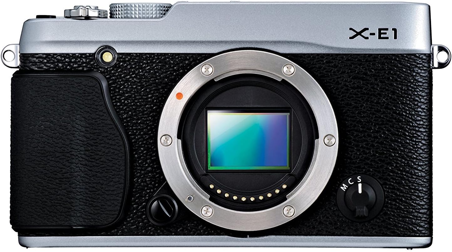 X-E1 16.3MP Compact System Digital Camera with 2.8-Inch LCD - Body Only (Silver)