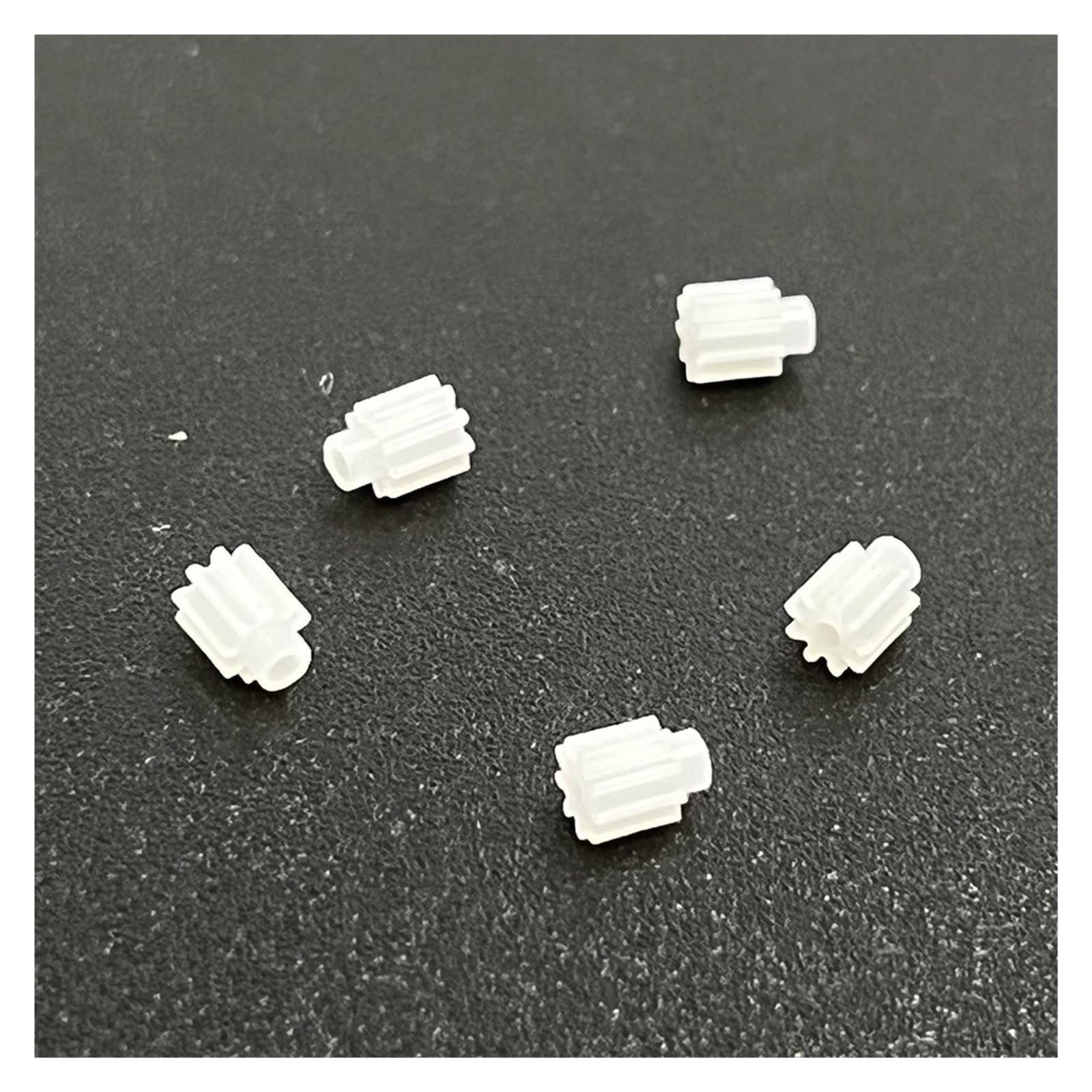 Lot De 5 Pignons Plastique 0.3M - 7 Dents, Arbre 0.8mm - Micro Engrenage Creux Pour Moteur, Modélisme