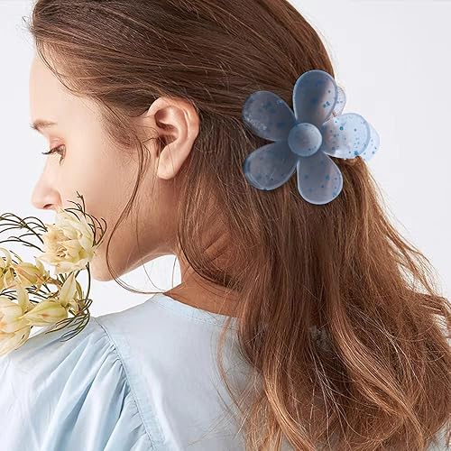 Miniatura 4 de 9 pinzas grandes para el cabello, lindas pinzas de flores para accesorios para el cabello, pinzas para el cabello, pinzas para el cabello en forma