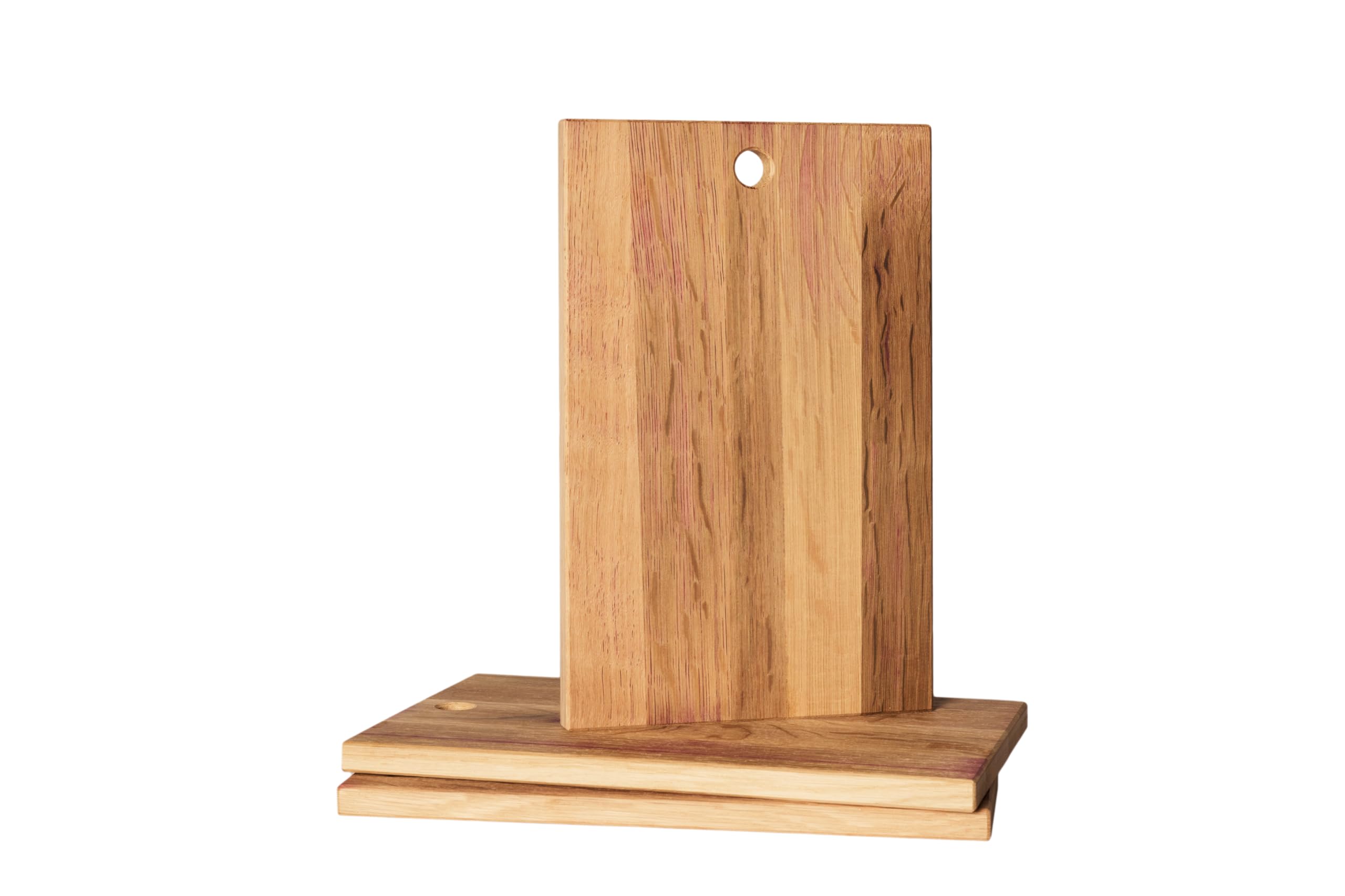 Generisch VINLIGNA Oak Chopping Board Handmade from Wine Barrel Staves, 22 x 30 cm