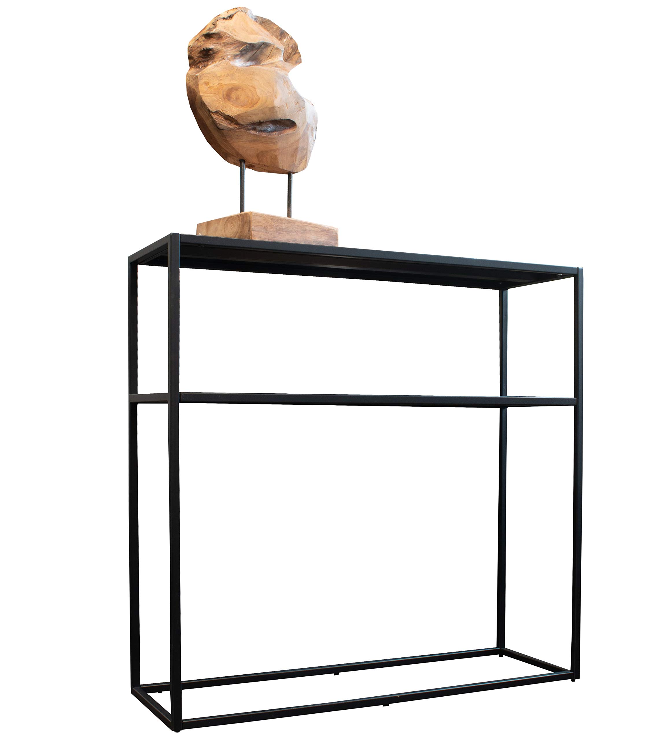 osoltus Raumteiler Cube Konsole Regal Sideboard Konsolentisch (schwarz Sideboard)