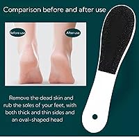 Vista 4 de 10 Pack Foot File, Professional Foot Callus Remover Sandpaper Pedicure Tools, Double Side Foot Scrubber, Sander for Dead Skin Foot Rasp Pedicure for