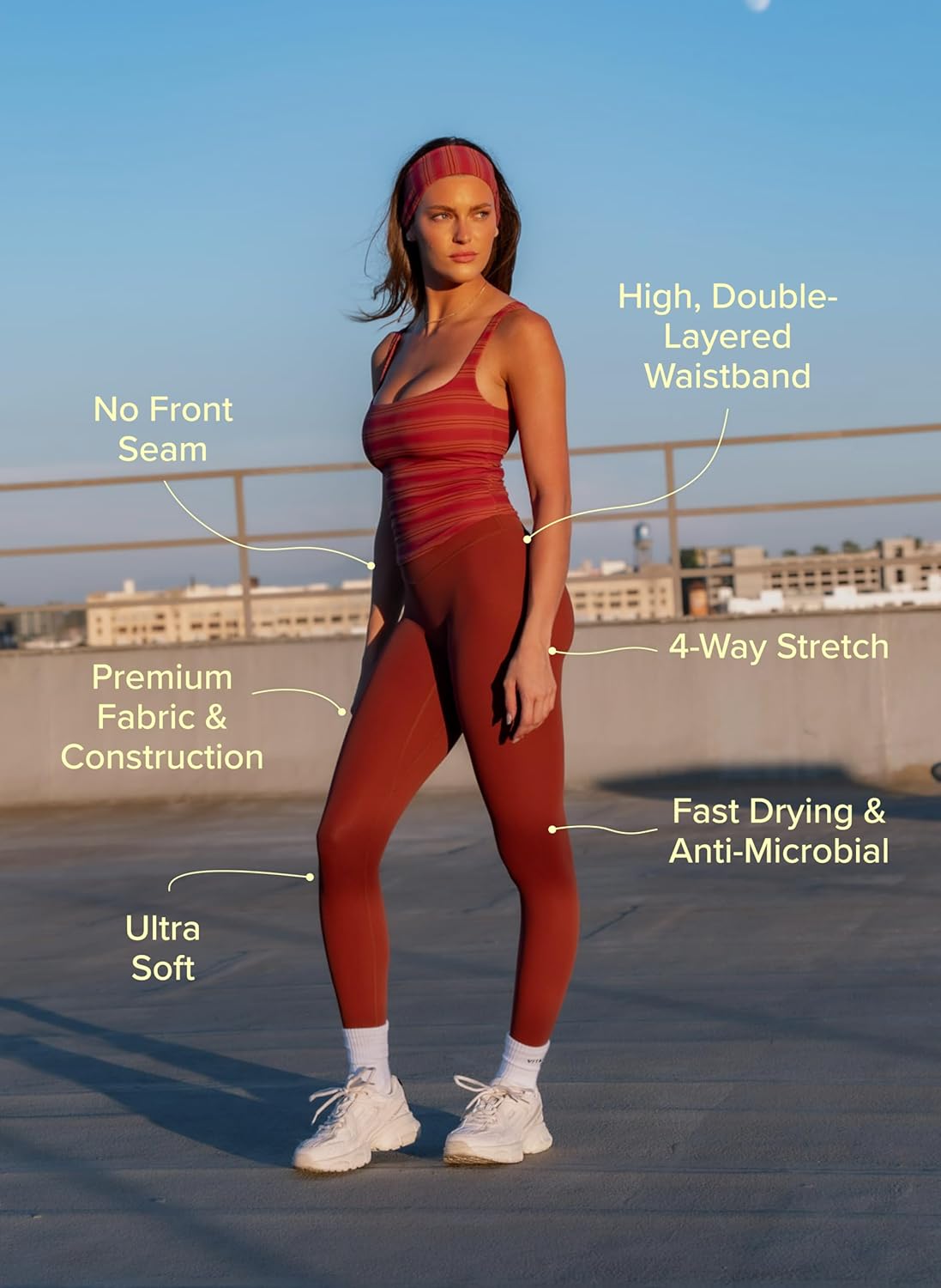 Vitality Cloud II Workout Leggings for Women, High Waist Yoga Pants XXS-4XL - Image 3