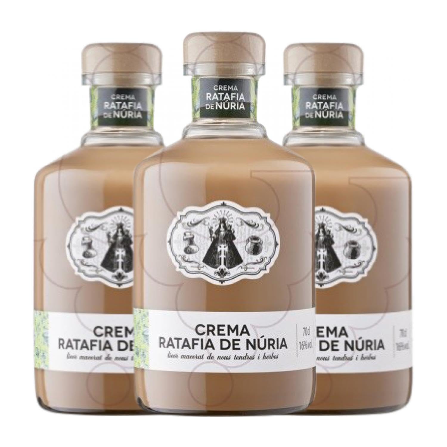 Crema de Licor Bosch Crema Ratafia Nuria Bosch 70 cl (Caja de 3 Botellas de 70 cl)