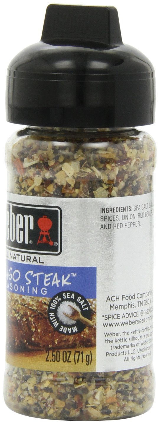 Weber Grill Seasoning Chicago Steak, 2.5-Ounce (Pack of 6)