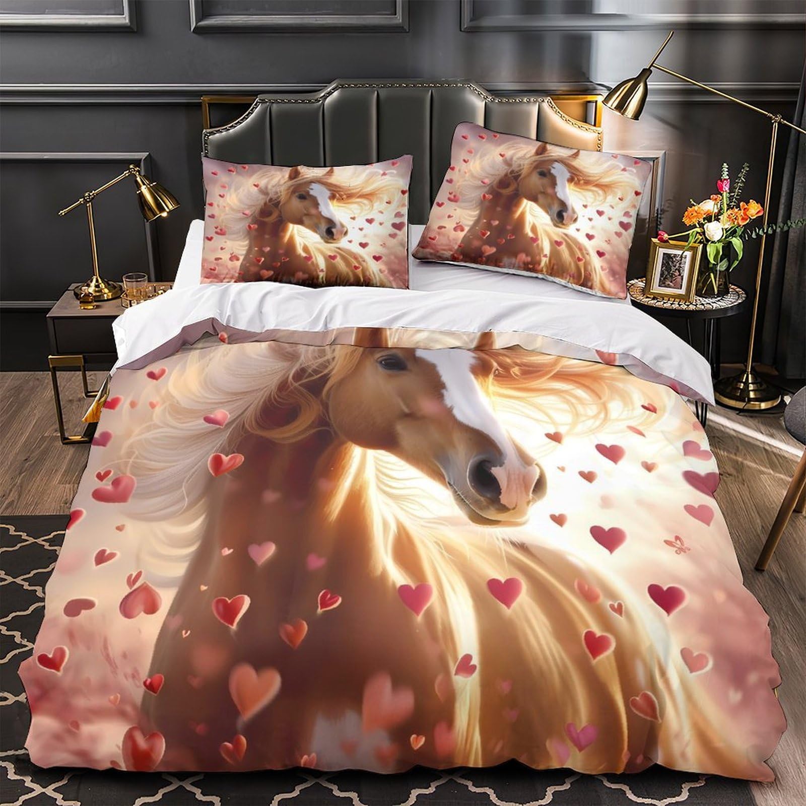 Housse de couette 3D sensations fortes lit léger infroissable 260x220cm