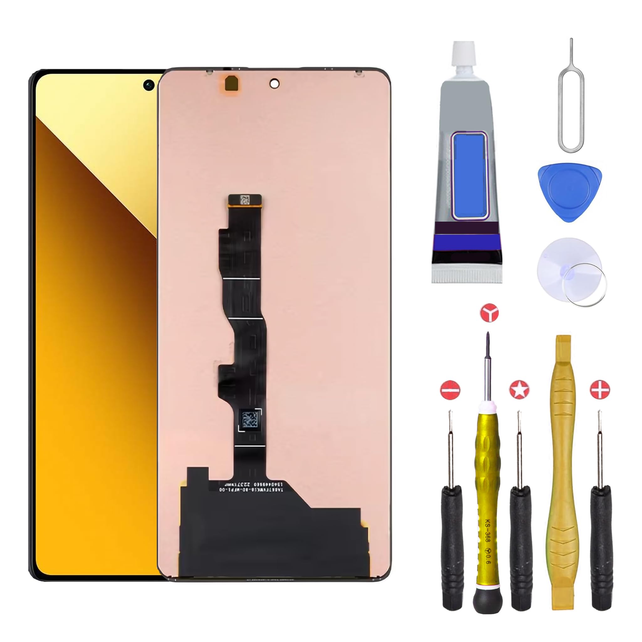 Écran LCD Complet + Vitre Tactile Pour Xiaomi Redmi Note 13 5G - Pièce De Remplacement Originale #A18, Neuf