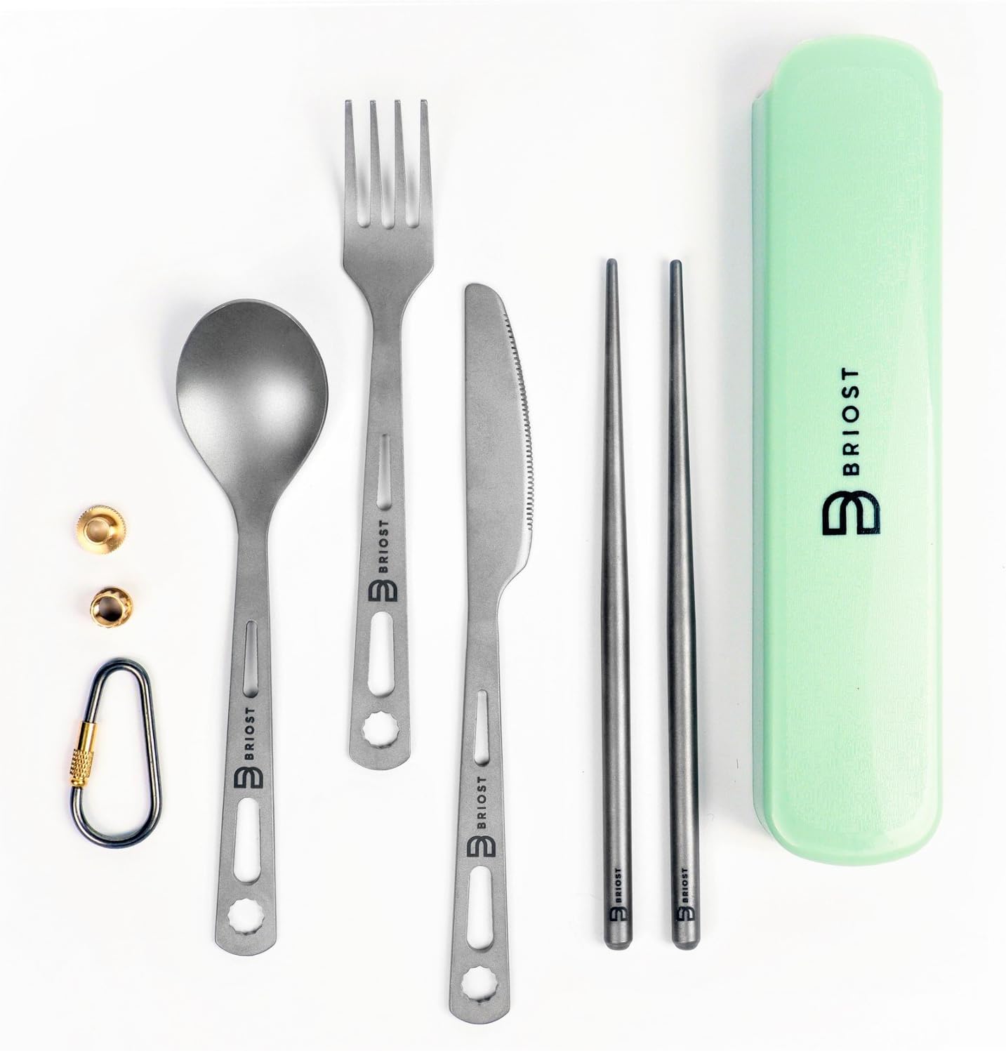 Titanium Utility Professional Cutlery 3/4 Pcs Set (4-Piece Cutlery Set)