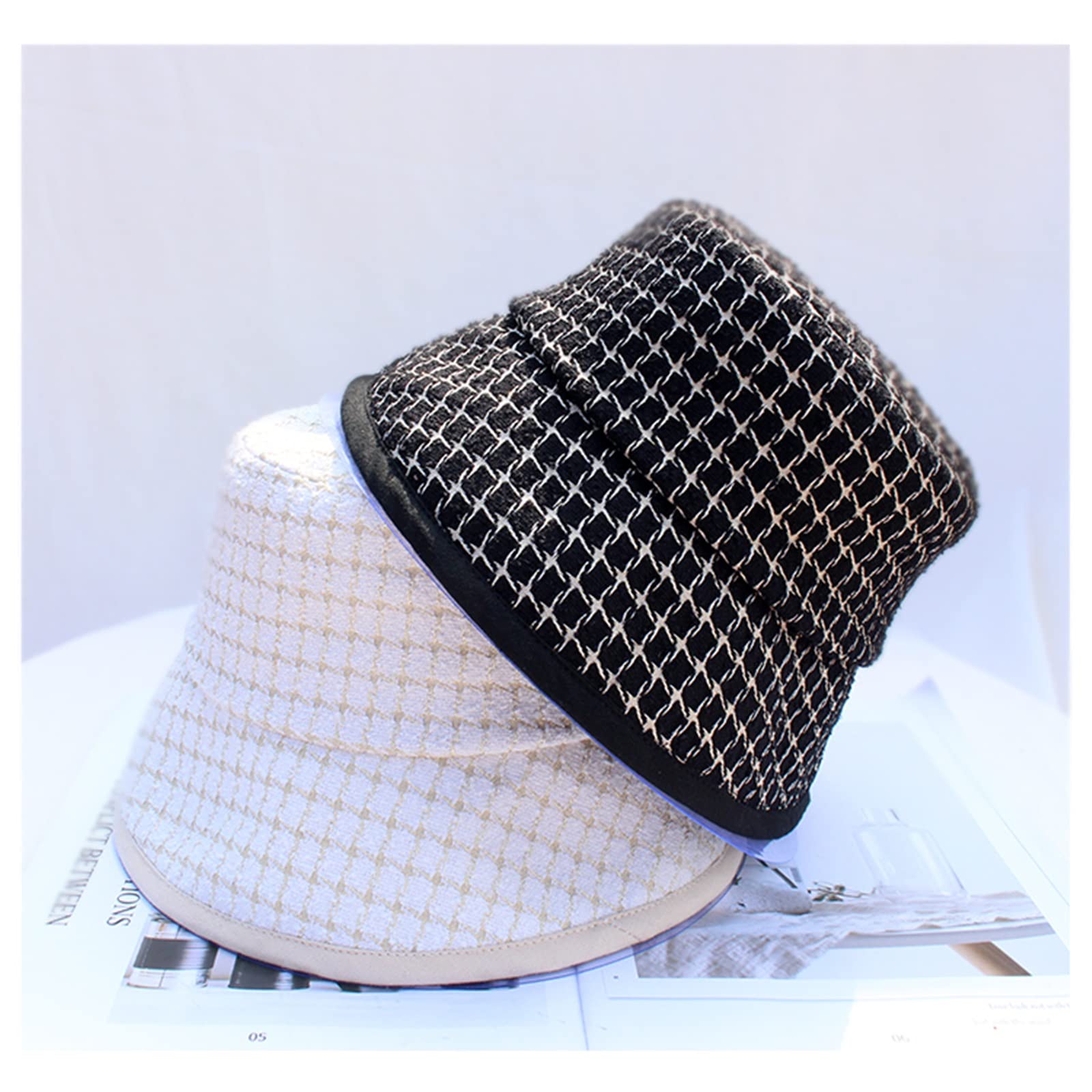 ZYC Cappello di Lana da Donna, Abito da Donna in Feltro Cappello Cappello Cappello Feltro Cappello Inverno Cappello Invernale