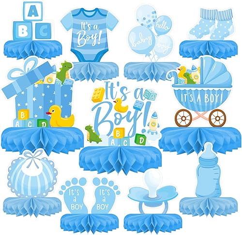 Miniatura 24 de Decoraciones de Cumpleaños Safari Centro de Mesa - Suministros de Fiesta Temática de Animales de la Selva, Adornos de Mesa de Panal