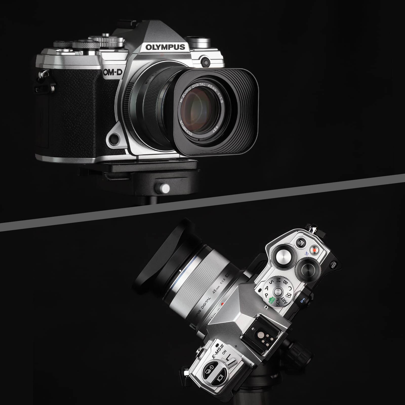 Amazon | Haoge LH-OM45 メタルスクエアレンズフード Olympus M.ZUIKO