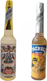 Pack de 1 Agua de Pacholi + 1 Florida Peruana | Set de Fragancias de Agua de Colonia Pachouli y Florida del Perú de 221 ml y 270 ml | Experiencia Aromatica Doble