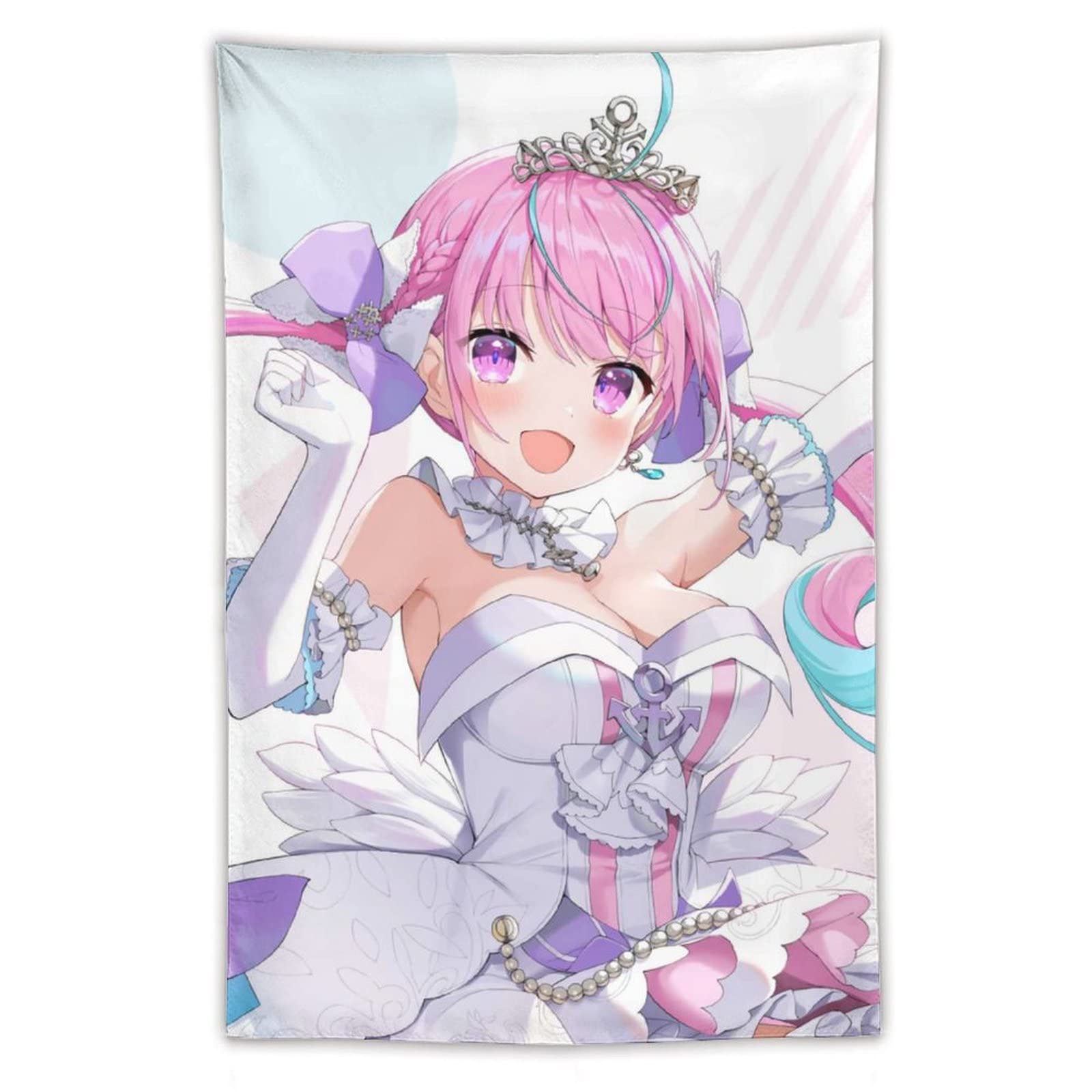 Amazon.co.jp: タペストリー 萌え アニメ柄 VTuber 湊様 あくたん 壁