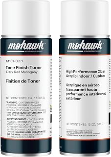 Mohawk Wood Repair Bundle, Stain & Seal Aerosol Duo, Dark Red Mahogany, 2 Piece