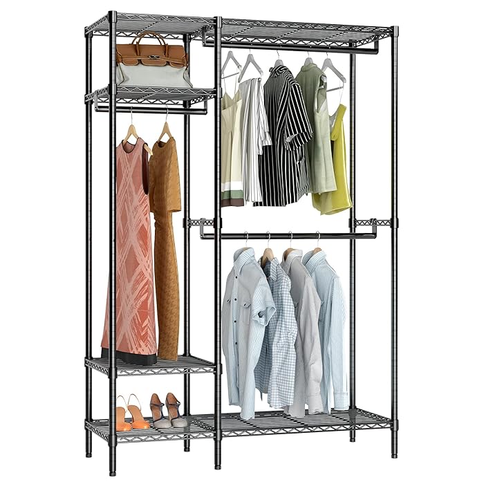 Buy VIPEK 4 Tiers Garment Rack Heavy Duty Clothes Rack Large Wire