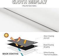 Vista 3 de Persiana enrollable 100% opaca, clásica con aislamiento térmico y protección UV. Persianas enrollables para el hogar, dormitorios, sala de estar