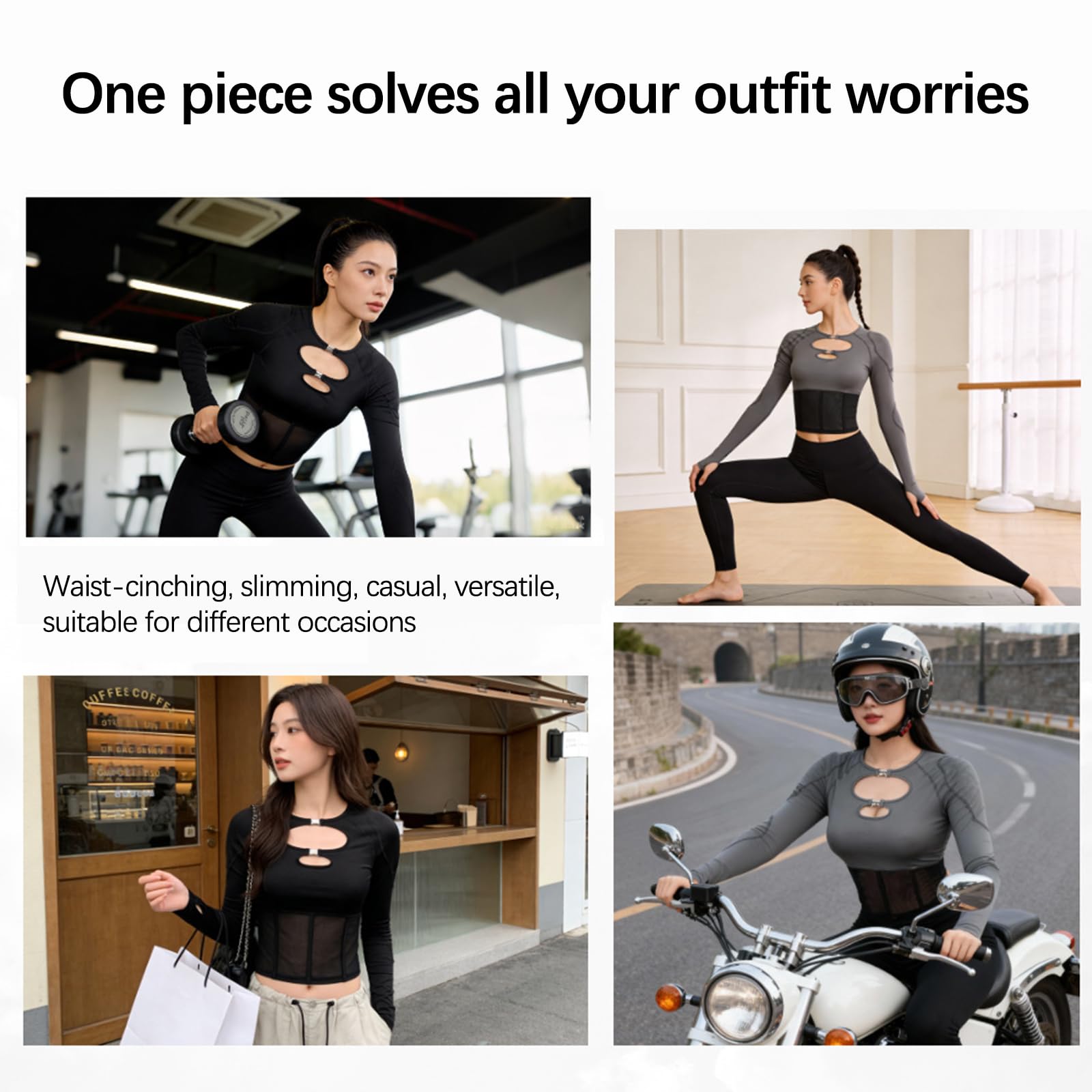 Veste de moto de protection pour femme avec protection CE2 en maille respirante coupe ajustée style motard découpes idéale pour le motocross et l'été Sous vêtement technique tendance