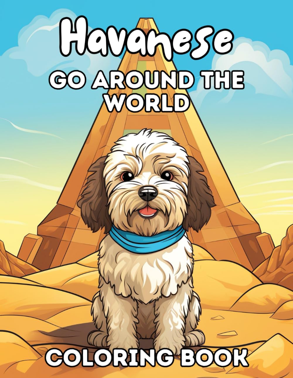 Amazon.com: Havanese Go Around the World Coloring Book: 50+ Whimsical ...
