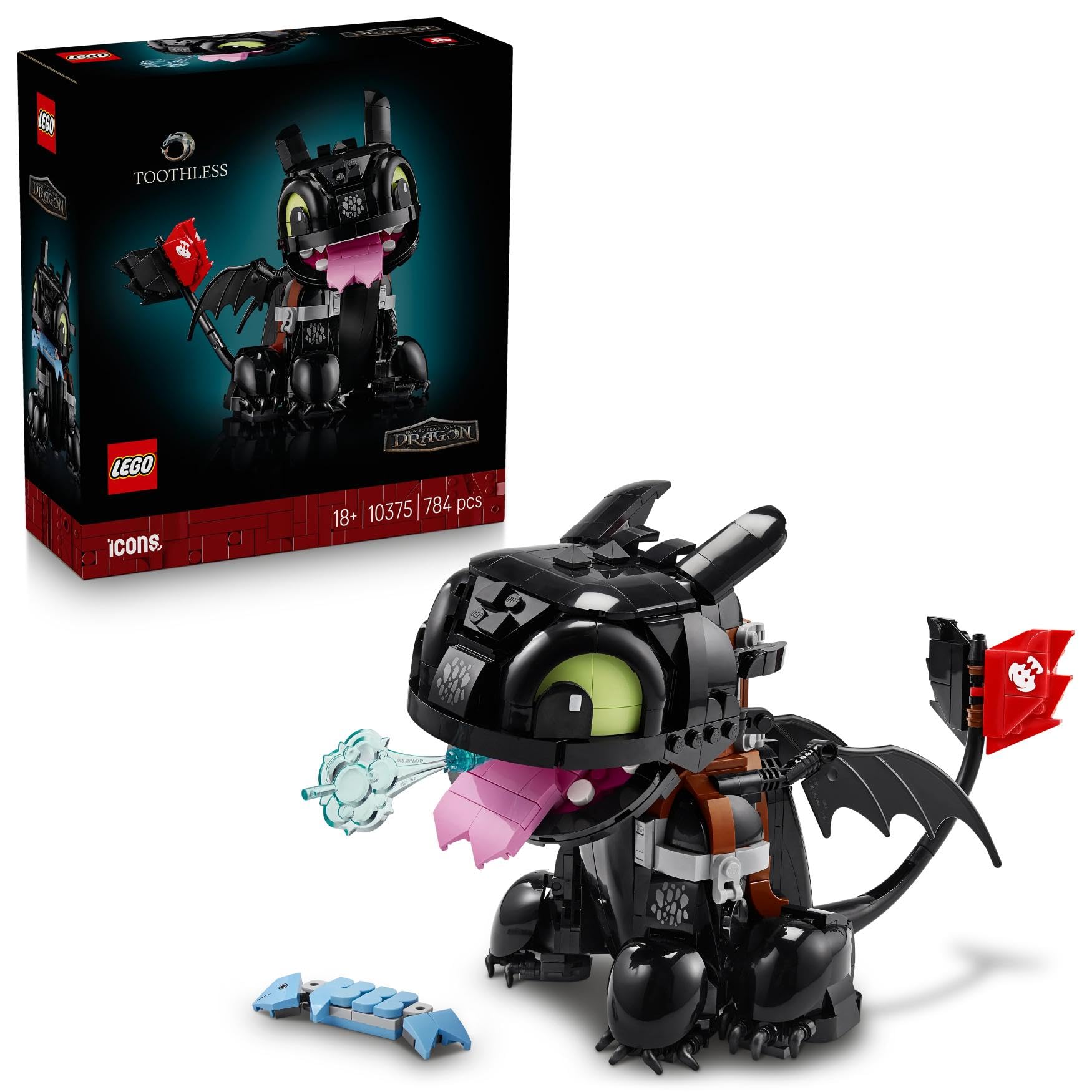LEGO 10375 Toothless – How to Train Your Dragon Buildable Toy (784 Pieces)-image-38
