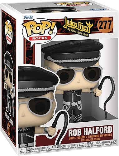 Miniatura 3 de POP Rocks: Judas Priest - Figura de vinilo de Rob Halford Funko (paquete con funda protectora de caja compatible), multicolor, 3.75 pulgadas