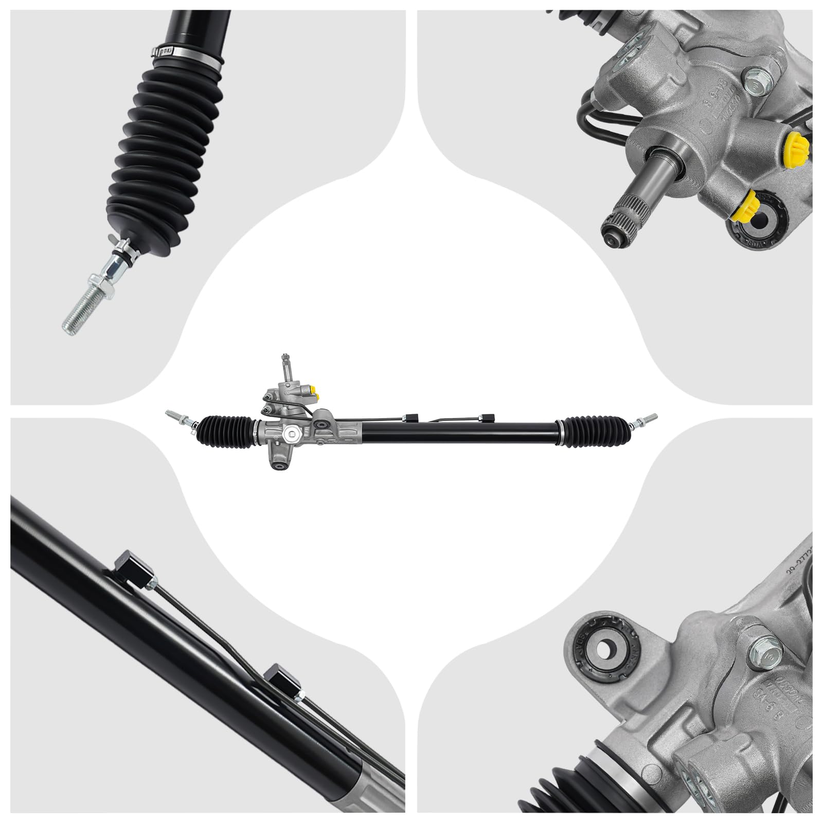 Power Steering Rack & Pinion Power Steering Gear Rack Power Steering Assembly 26-2703 for Honda Accord Cylinder Engine 2003~2007 Replace