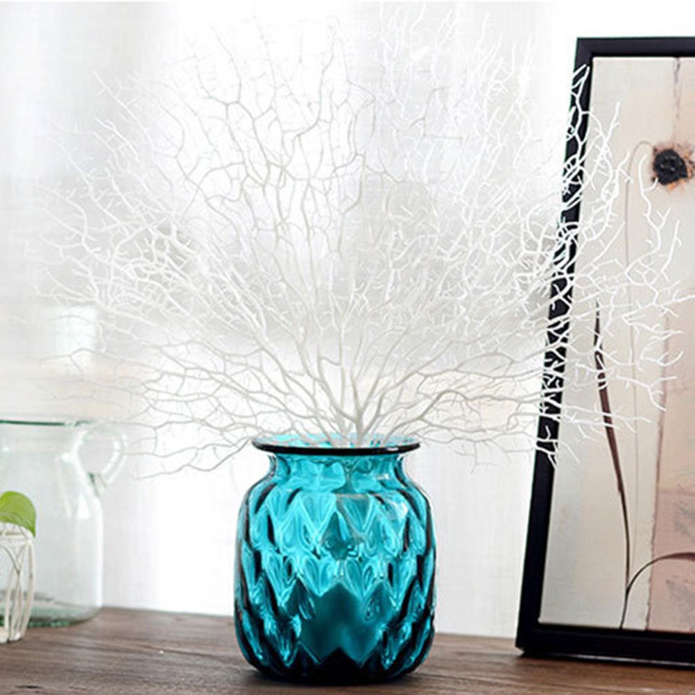 Plante Artificielle de pour décoration d'aquarium (Blanc)