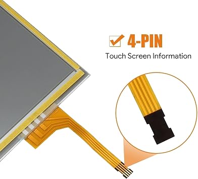 Touch Screen Glass w/o LCD LTA070B510F 7inch Fit for Toyota Lexus