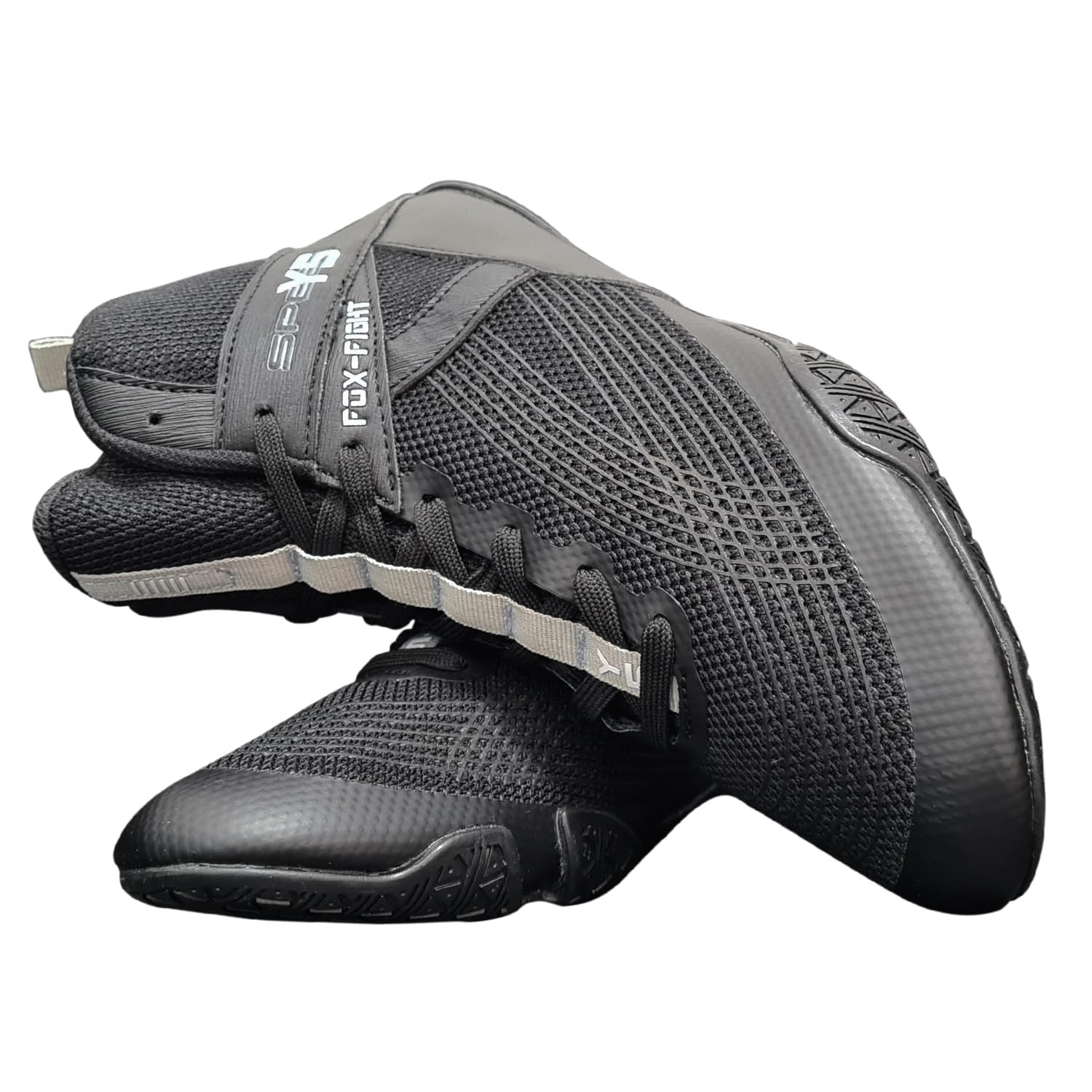 FOX-FIGHT Y5 Kampfsport Schuhe Ringer Schuhe athletik Fitnesschuhe Bodybuilding Kraftsport Box Hog