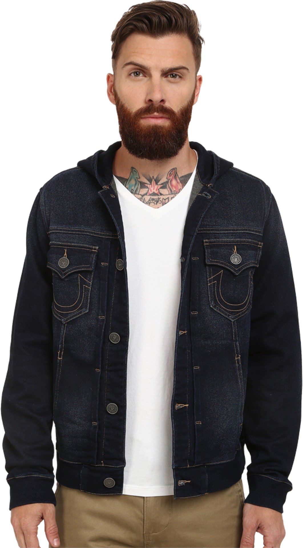 True Religionmens Dylan Denim Long Sleeve Jacket Desertcart Tunisia