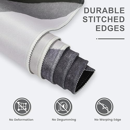 Miniatura 5 de HAOCOO Tapete de escritorio, alfombrilla de escritorio para computadora, alfombrilla de mouse grande para escritorio, alfombrilla de mouse para