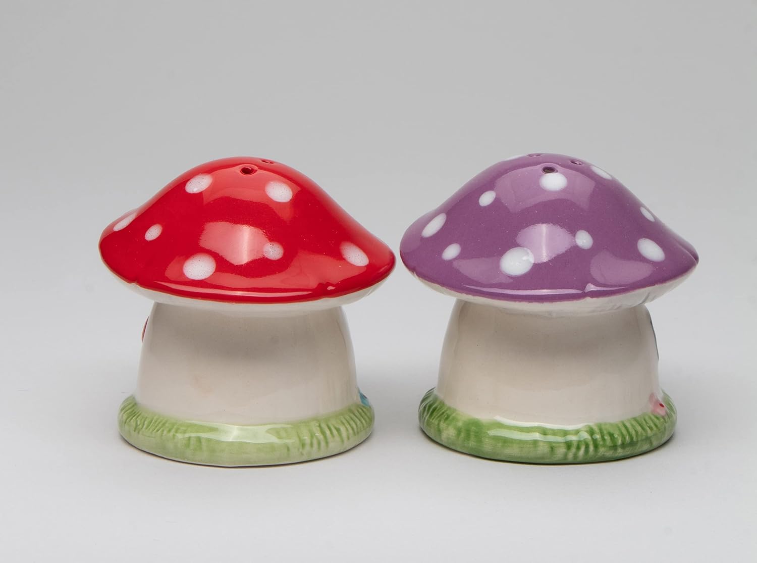 Cosmos Gifts 21021 Colorful Mushroom House Salt and Pepper Shaker