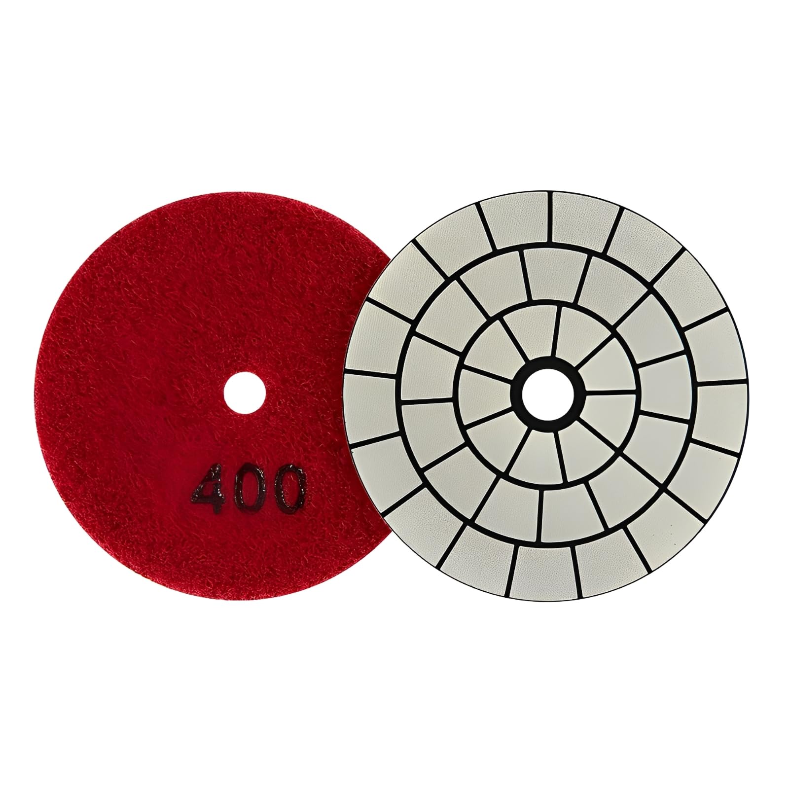 Electroplated Diamond Sanding Pad, 400Grit 3inch 75mm Grinding Disc Hook and Loop Backing for Stone Tile Glass Trimming & Metal Polishing & Wood Sanding (1 Piece)