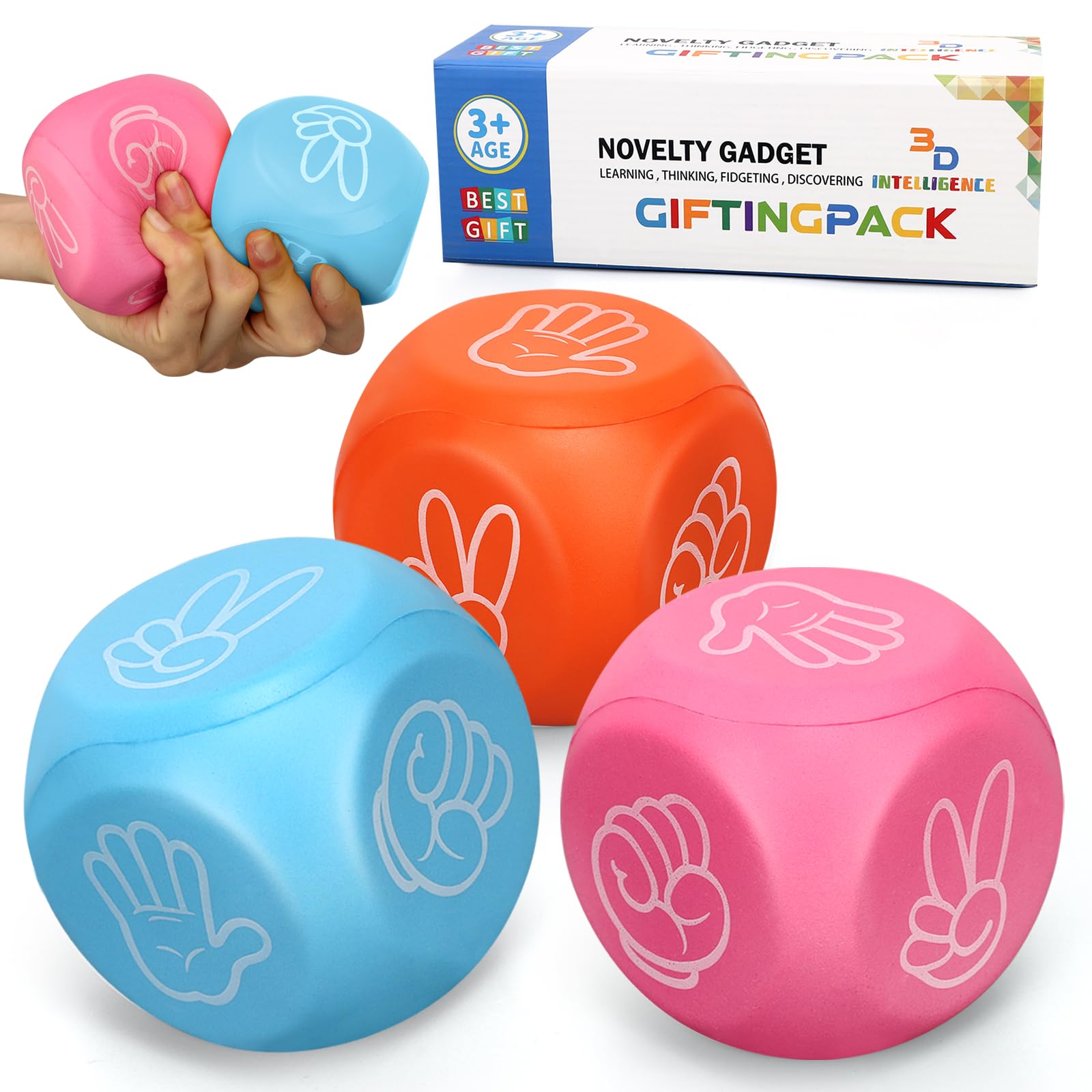 Foam Dice Squeeze Toy