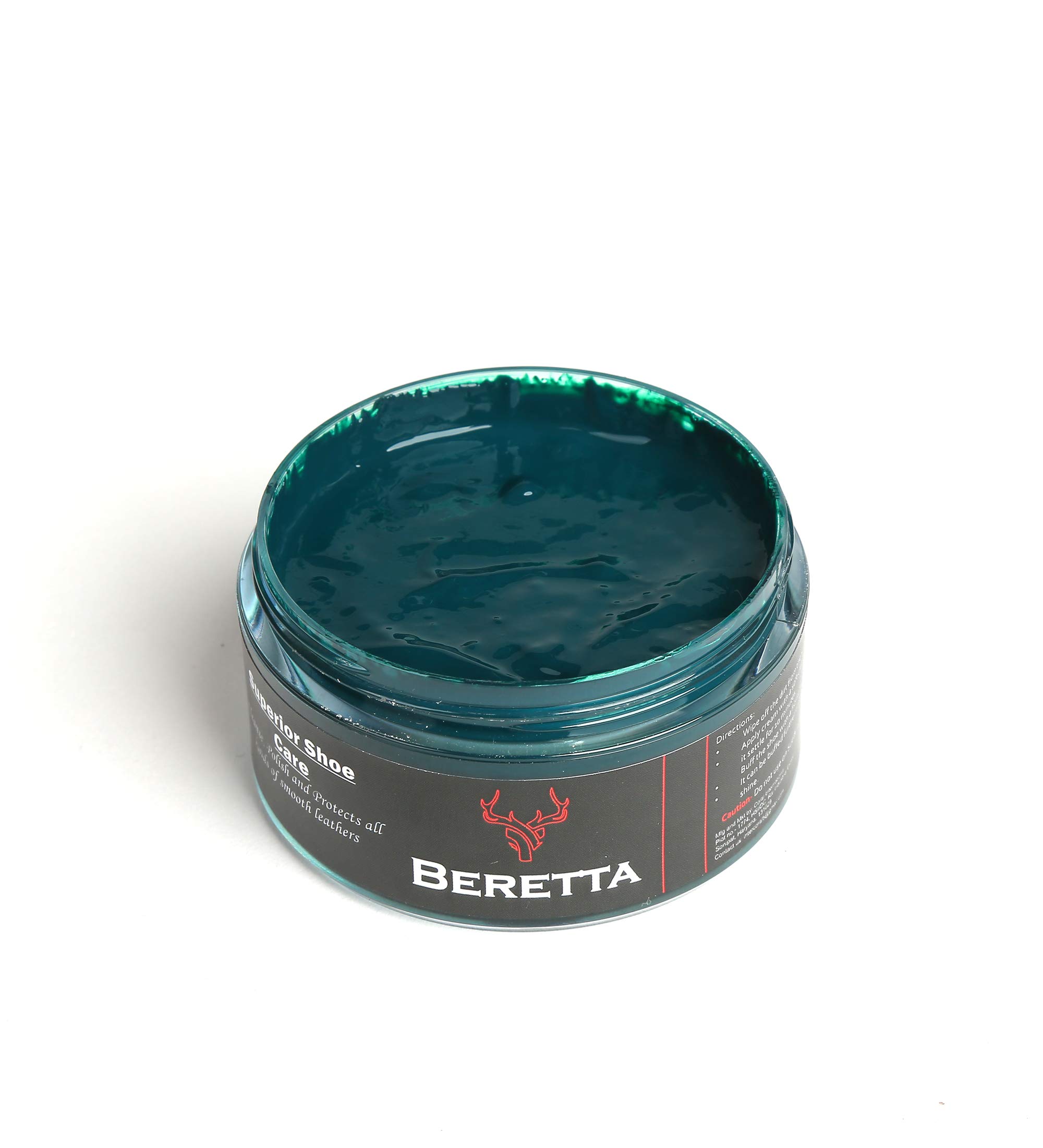 Beretta High Shine Leather Shoe Cream 60gm (Color Dark Green) (B08RJ4FJSP) Amazon Price History, Amazon Price Tracker