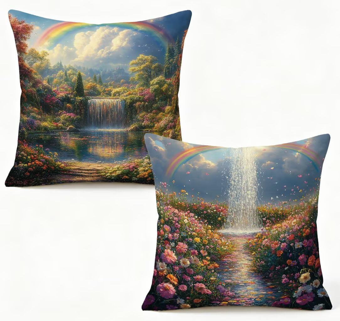 Coussin canapé 45x45 fleur pour embellir votre salon et salon de jardin en été