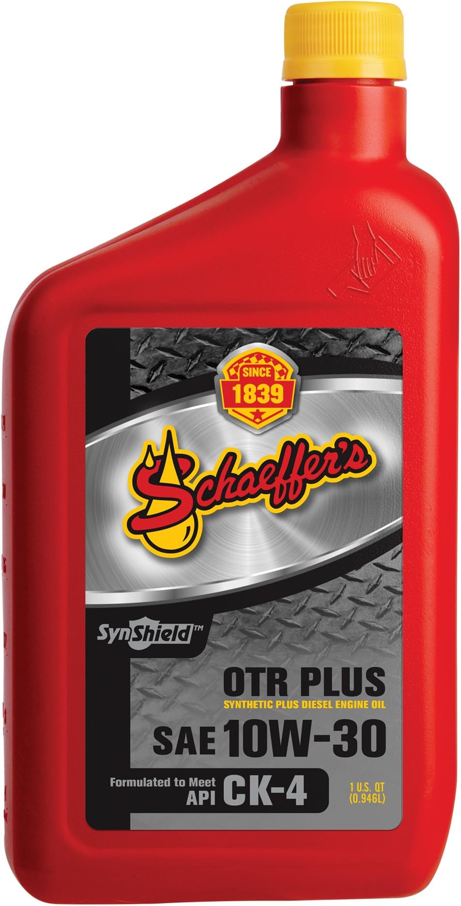 Schaeffer Manufacturing Co. 0711CK4-012S SynShield OTR Plus 10W-30, 1 fl. oz, Bottle