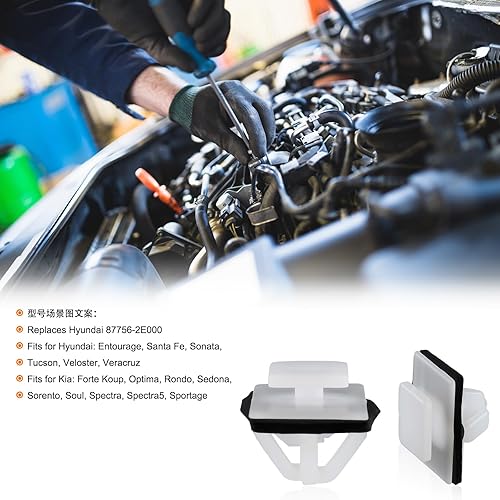 Miniatura 7 de Topkidame 87756-2E000 Clip de moldeo basculante para Hyundai Kia- 30pcs