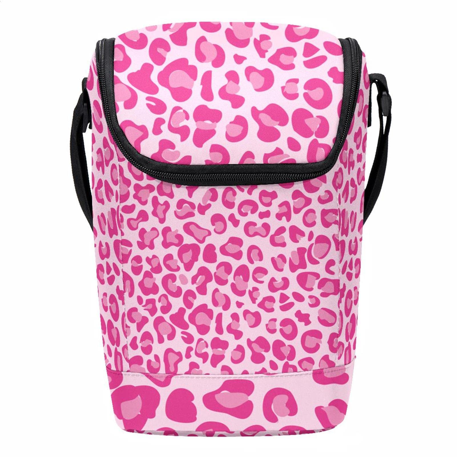 Bolsa de almuerzo pequeña reutilizable con diseño de leopardo para evitar usar plásticos