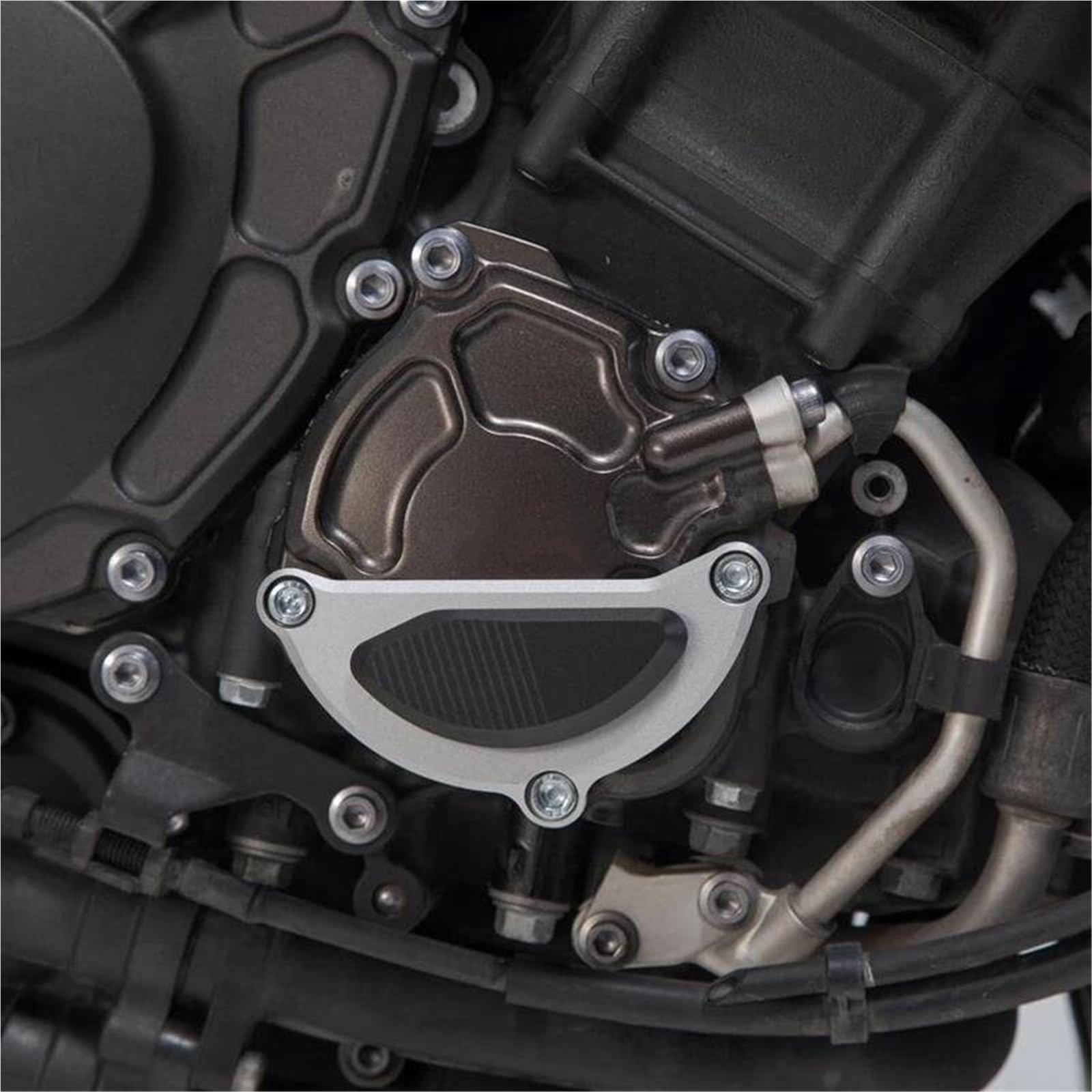 Paratelaio Crash Tamponi Paratelaio Per Moto, Protezione Motore, Paratelaio, Protezione Motore, Protezione Anticaduta Per Yamaha MT-10 SP MT10 MT 10 2016-2021 Protezione Telaio(Nero)
