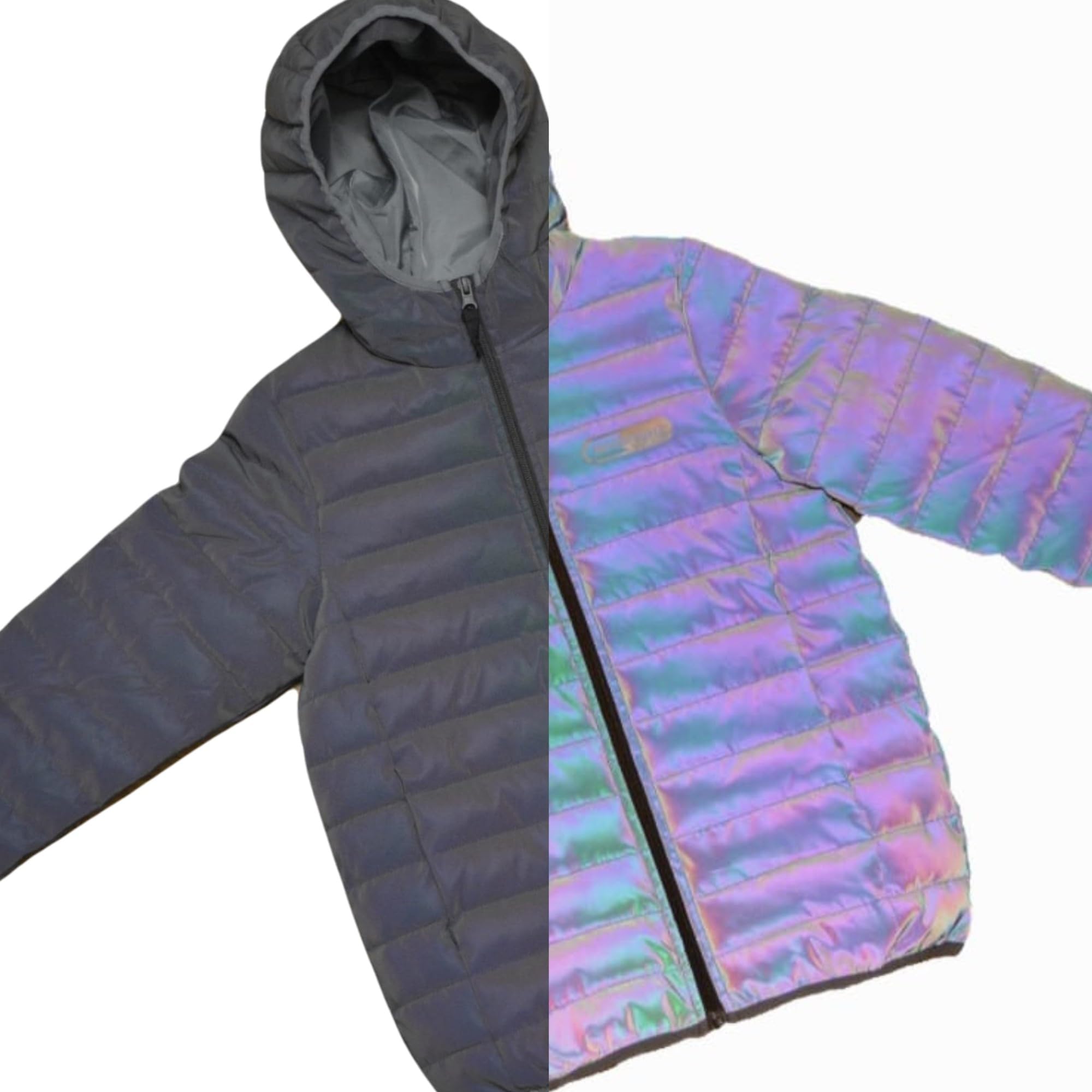 Chaquetas acolchadas reflectantes para niños