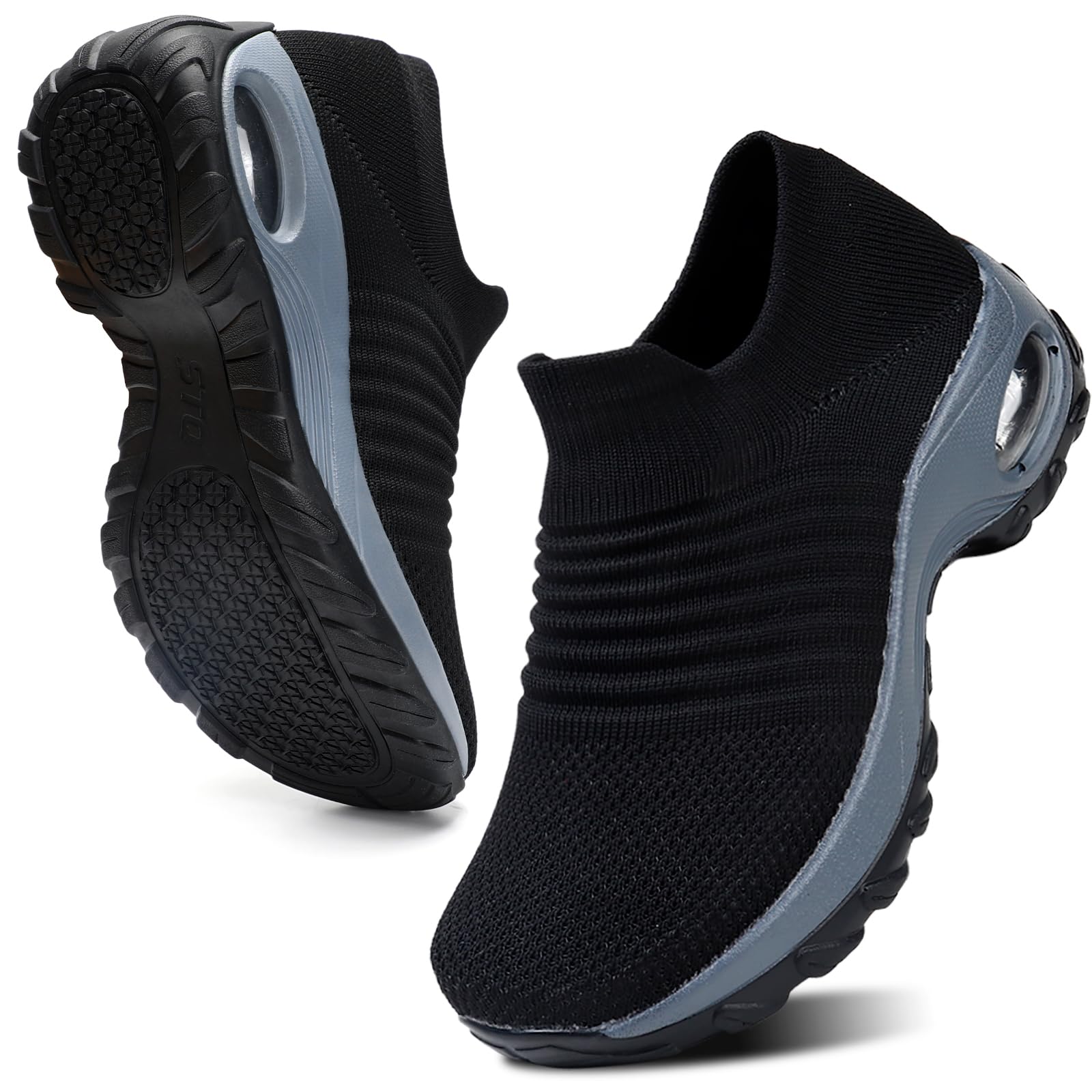 HKR Platform Sneakers Donna Leggero Casual Air Cuscino Scarpe da Ginnastica Outdoor