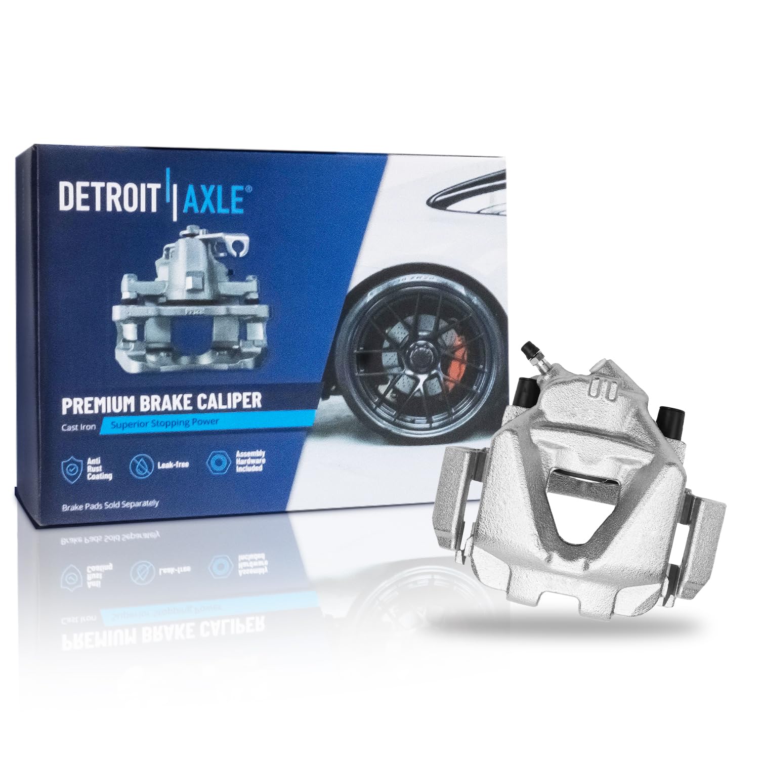 Detroit Axle - Front Left Side Brake Caliper for BMW 323i X1 328xi