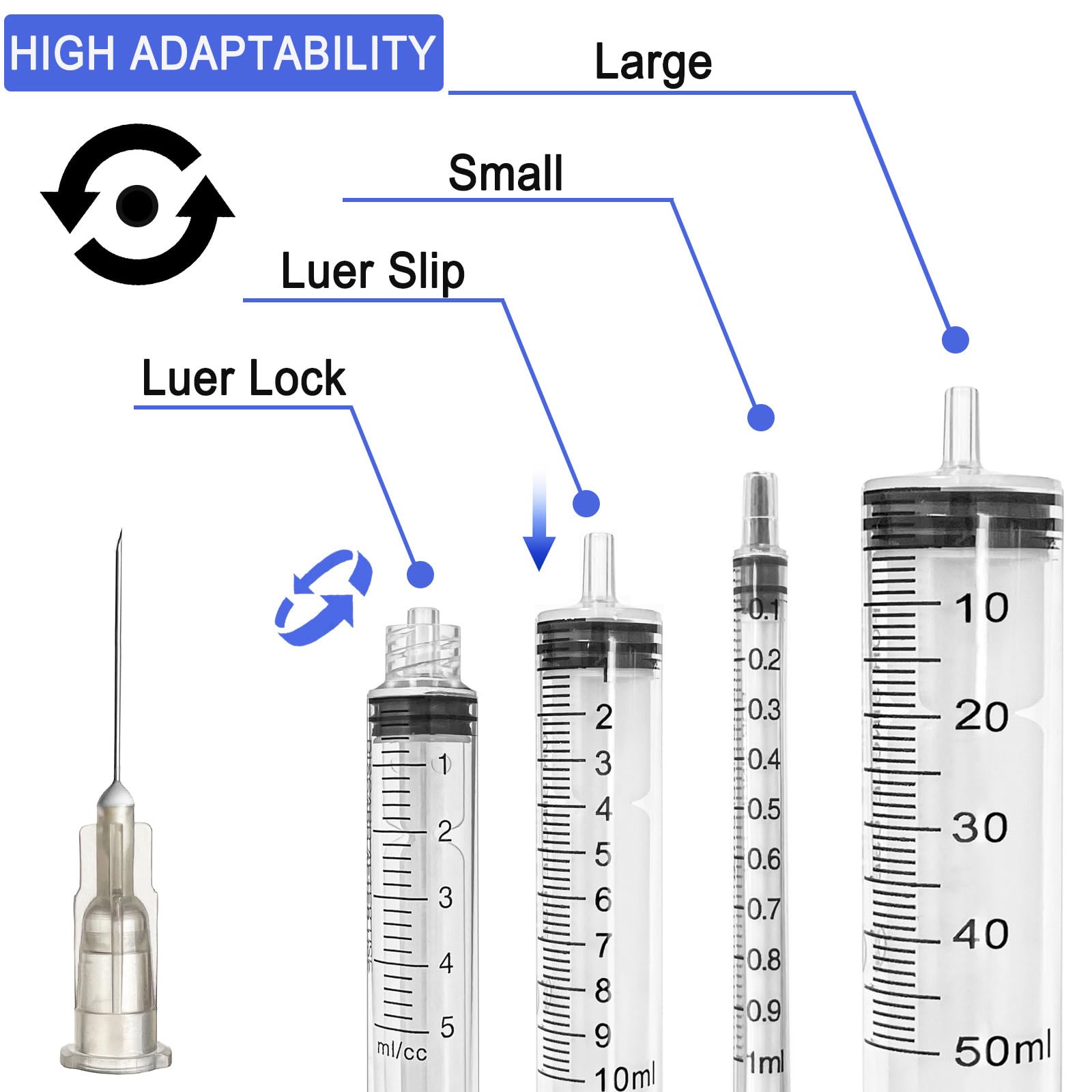 100Pack 27Ga 1 Inch Needle, Lab Accessories, Individually Packaged : Buy Online At Best Price In KSA - Souq Is Now - View #10