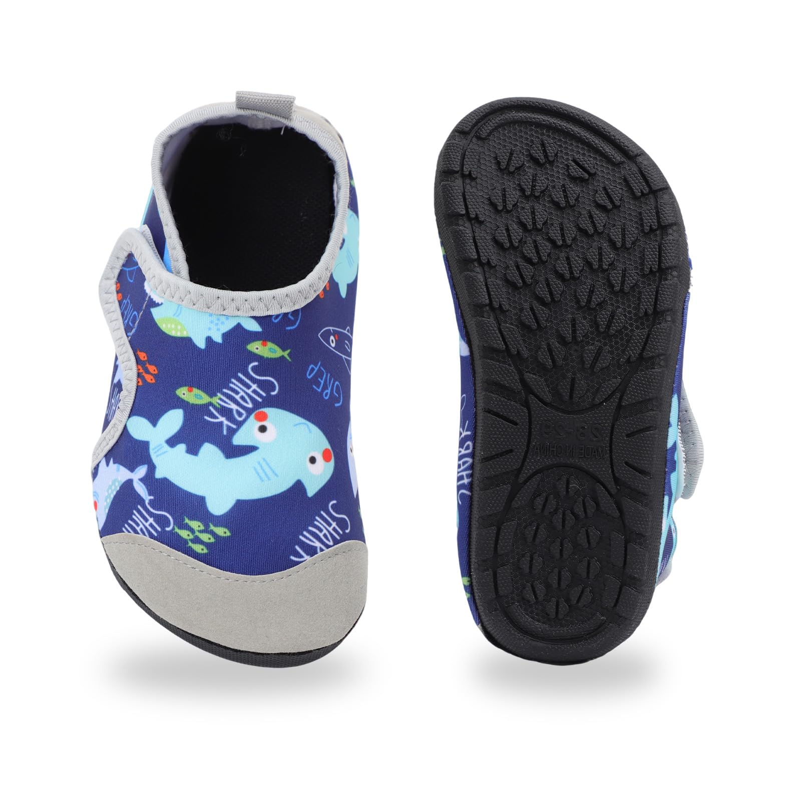 ADUDVLO Kids Toddler Water Shoes Non-Slip Quick Dry Baby Water Shoes Kids Beach Shoe Swimming Pool Surfing — view 11